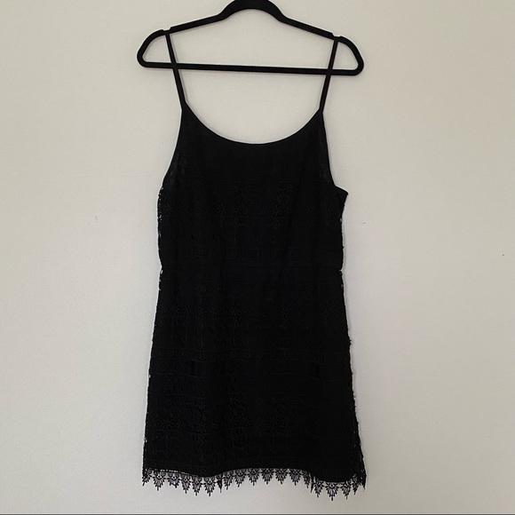 H&M Black Crochet Tank Dress - Size - Picture 1 of 7
